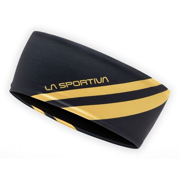 Diagonal Headband Black/Yellow