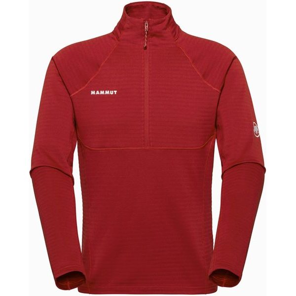 Taiss ML Half Zip Pull Men dark mammut red