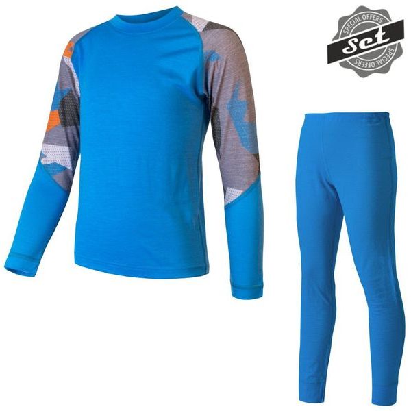 MERINO IMPRESS SET, modrá/camo