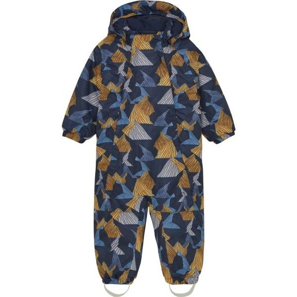 Coverall W. 2 ZIP- AOP-Orange Pop