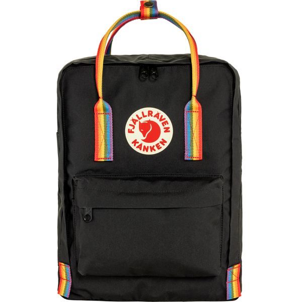 Kånken Rainbow Black-Rainbow Pattern