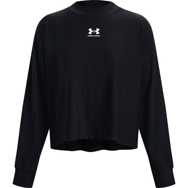 UA Rival Terry Oversized Crw-BLK