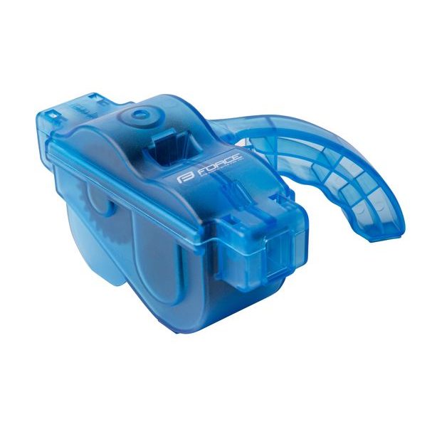 FORCE chain cleaner plastic with handle, blue
