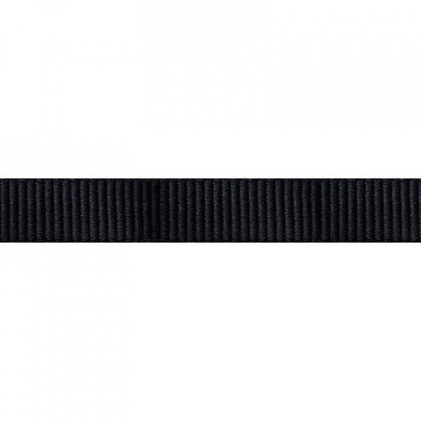 Šitá smyce plochá 18 mm black 100 cm