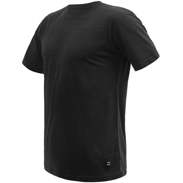 MERINO CORDURA pánské triko kr.rukáv černá