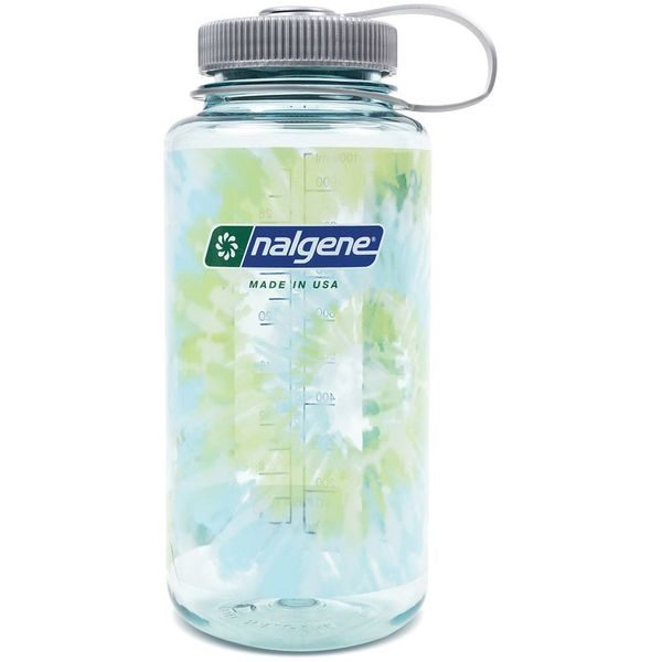 WIDE MOUTH 1000 ML Seafoam w/Platinum Blue Tie Dye