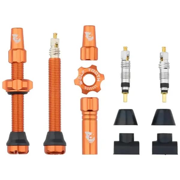 Tubeless Valve Stem Kit 44mm oranžová
