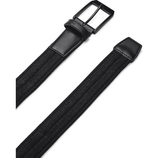 UA Braided Golf Belt Black