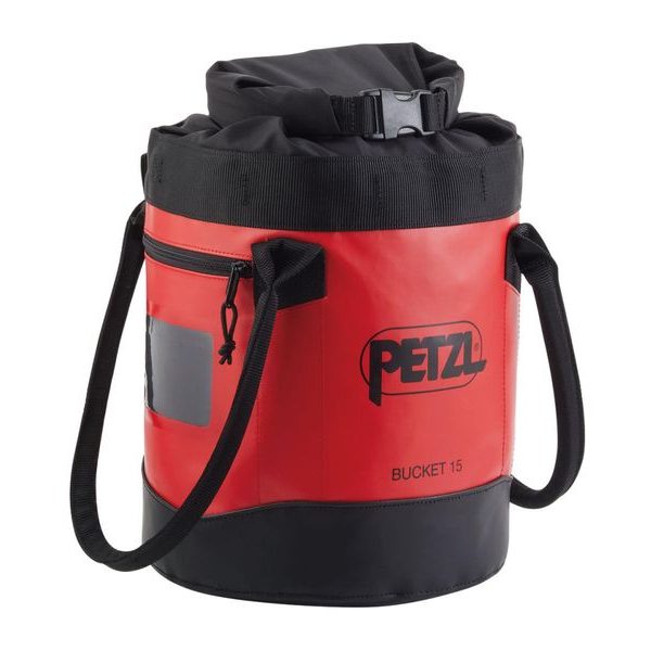 BUCKET vak na lano 15 L červený