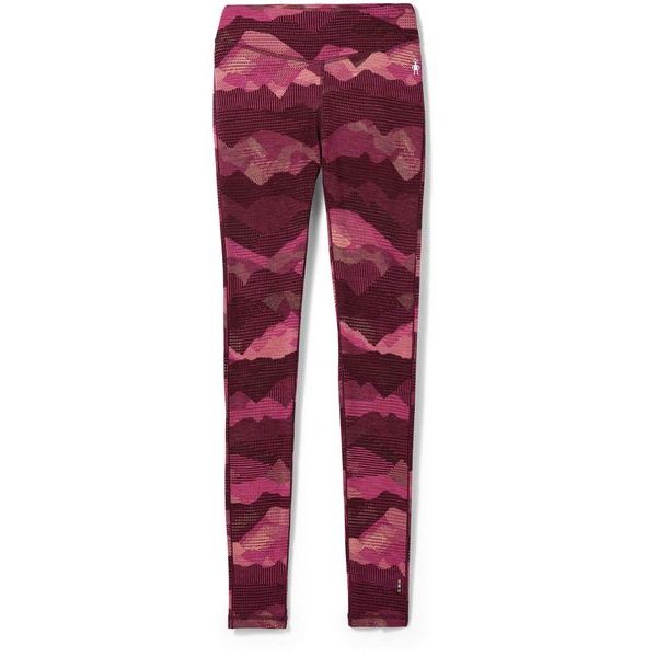 W CLASSIC THERMAL MERINO BL PATTERN BB festive fuchsia mountain scape