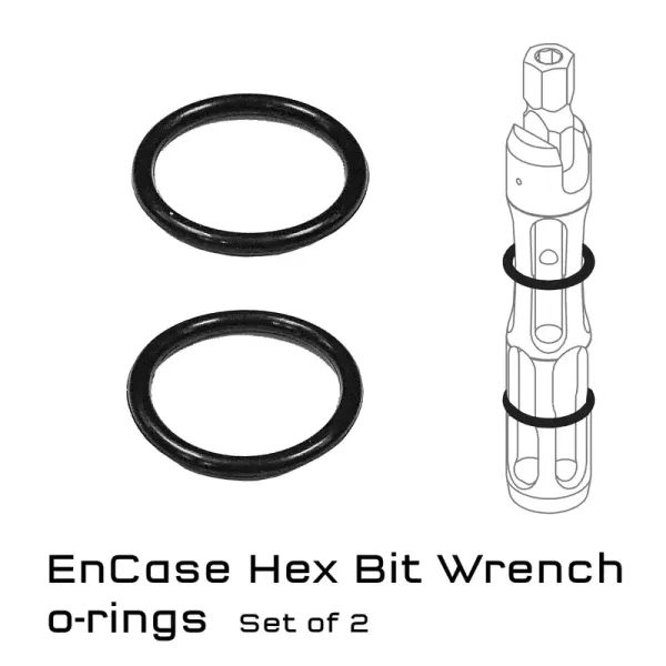 ENCASE Hex Bit Driver O-Rings pár