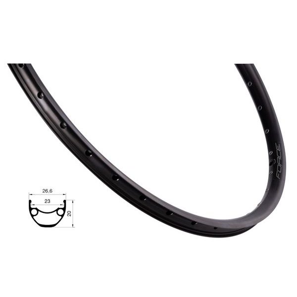 XC DISC 559x23, 36děr, černý