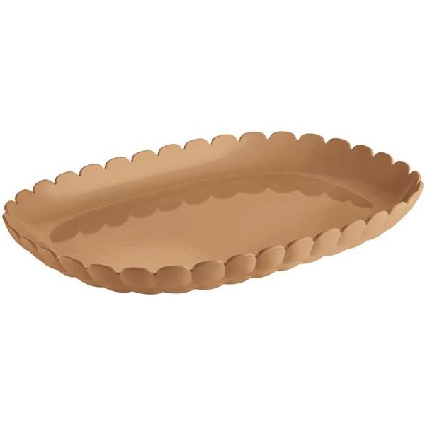 Podnos oválný Tiffany 32 cm terracotta