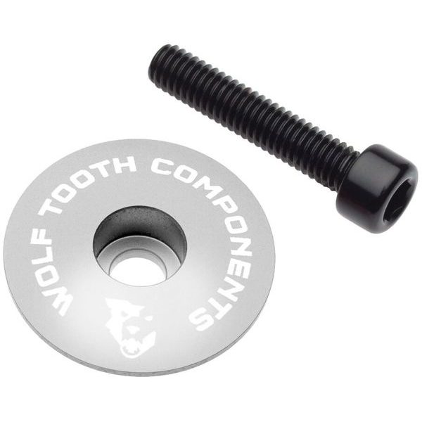 ULTRALIGHT STEM CAP Flat stříbrná