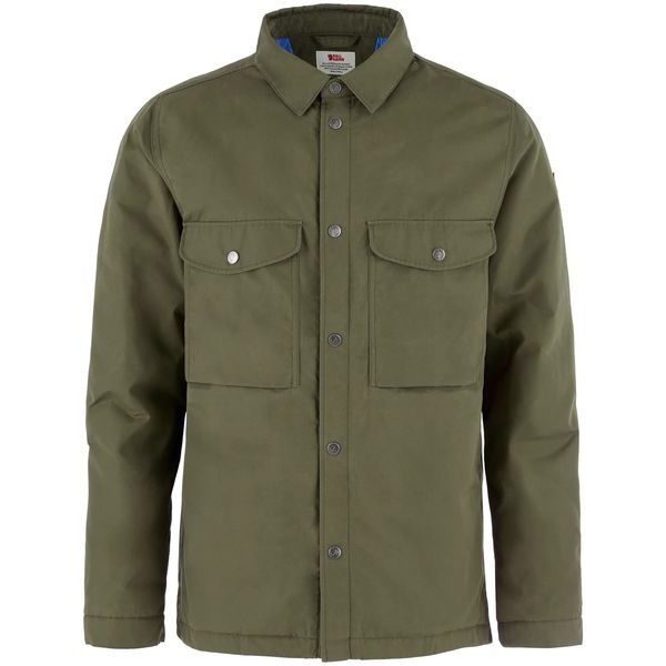Övik Down Shirt Jacket M Laurel Green