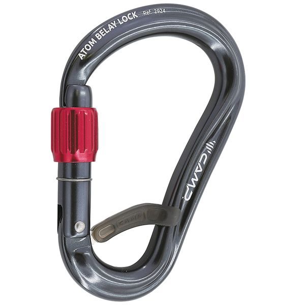Atom Belay Lock; gun metal