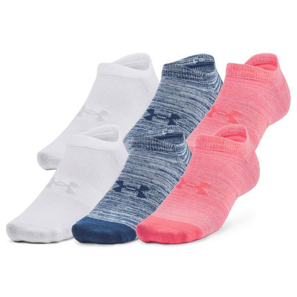 UA Essential No Show 6pk Pink