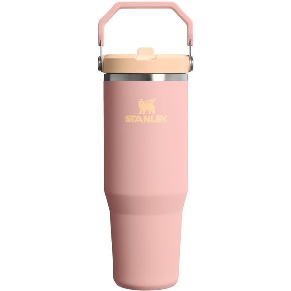 IceFlow™ Flip Straw 2.0 Tumbler 890 ml Peach Rose