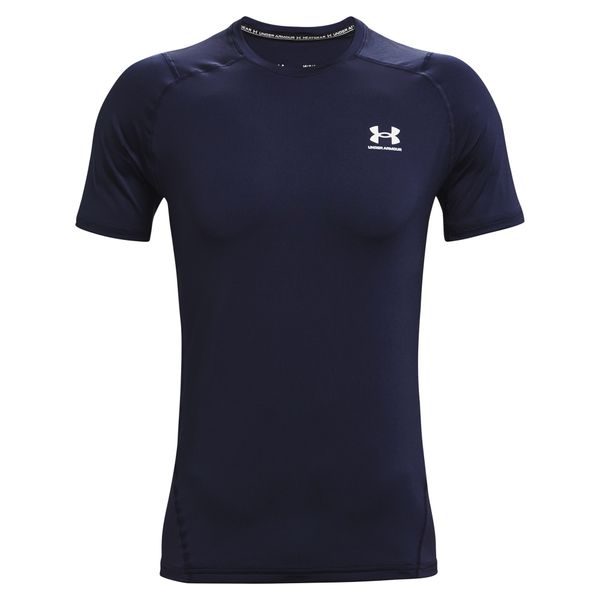 UA HG Armour Fitted SS, Navy