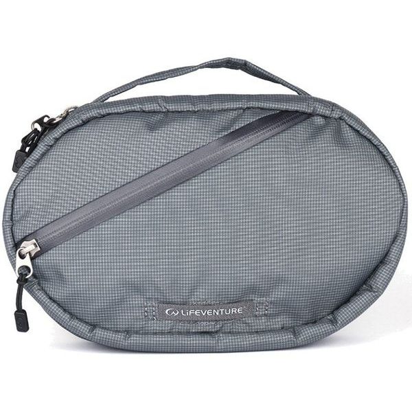 Folding Wash Bag; grey