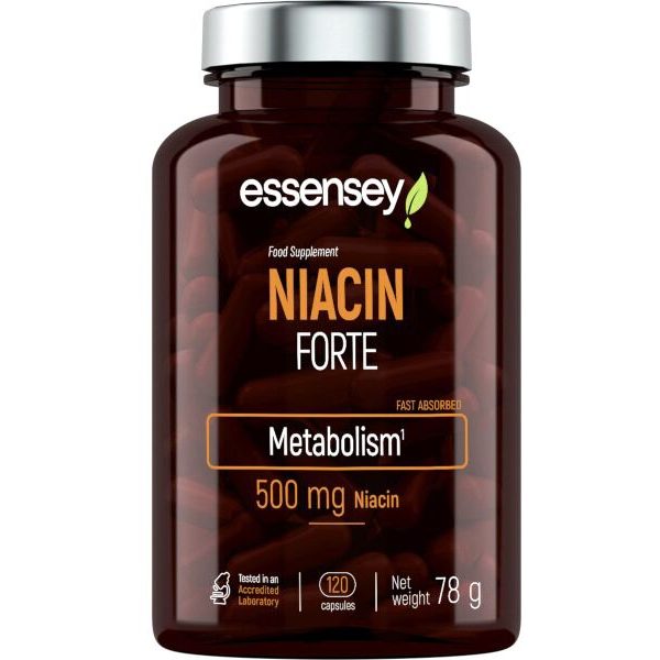 ESSENSEY Niacin Forte - vitamín B3 - 120 kapslí