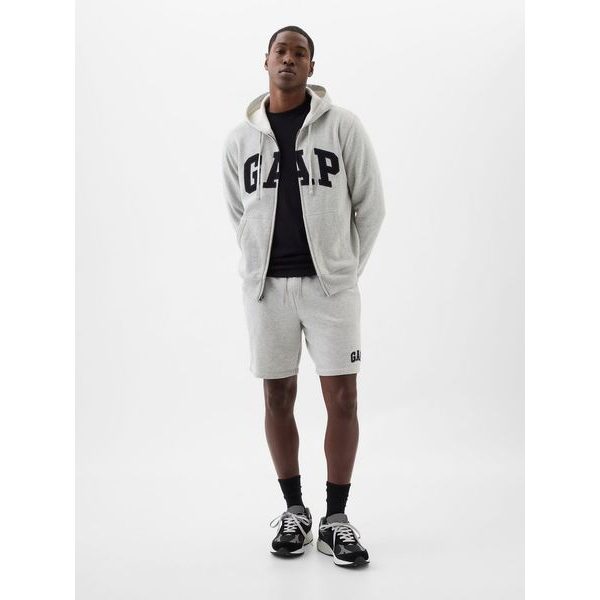 866651-02 Kraťasy s logem Heritage Šedá