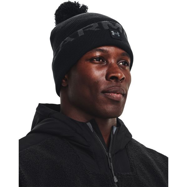 UA Halftime Fleece Pom-BLK