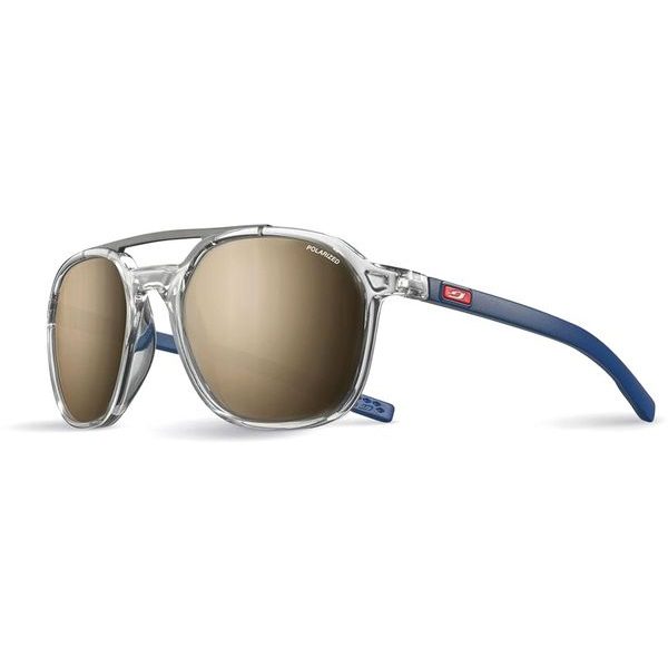SLACK Polarized 3+ Shiny Translucent Gray / Matt Blue Brown