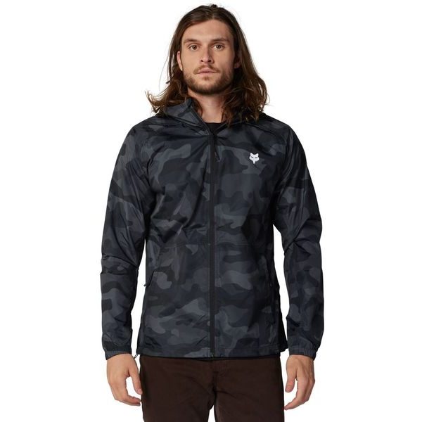 Fox Head Camo Windbreaker Black Camo
