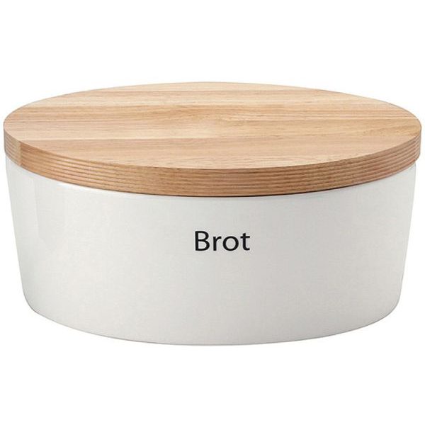 Bread bin 30 cm white