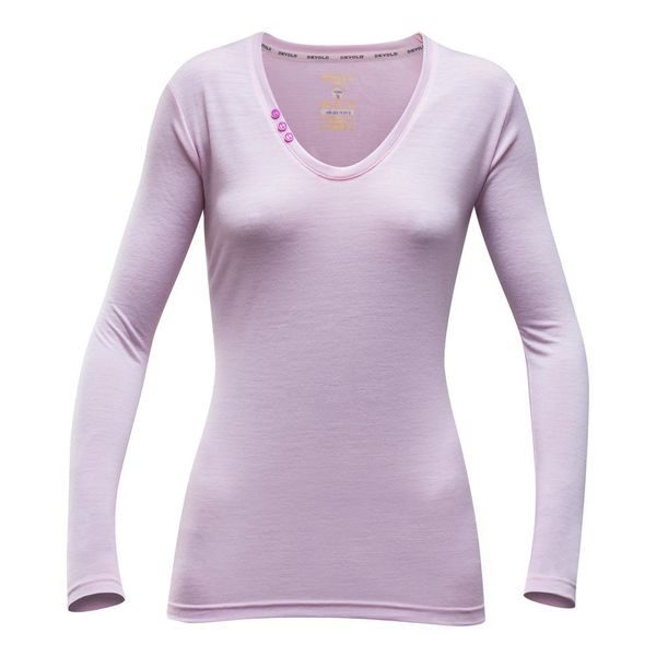 Sukkertoppen Woman Shirt Merino, chalk pink