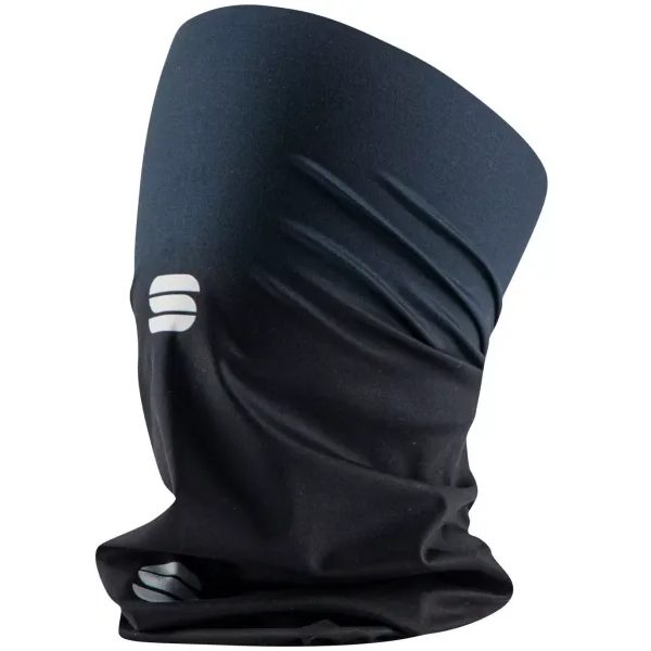 Matchy neckwarmer, black galaxy blue