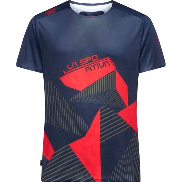 Comp T-Shirt M Night Sky/Mountain Red