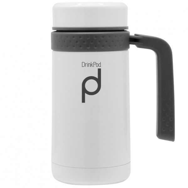 Vacuum Capsule Flask with Handle 450 ml, white