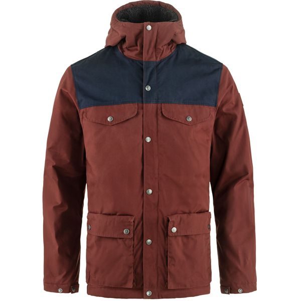 Greenland Winter Jacket M Maroon-Dark Navy