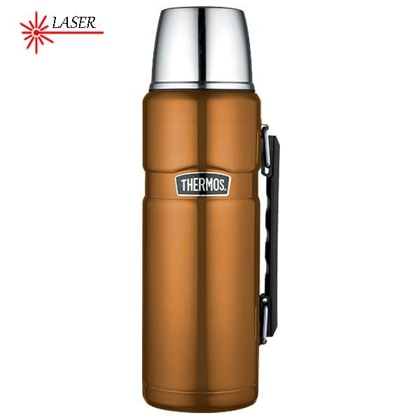 Termoska na nápoje s madlem 1200 ml měděná