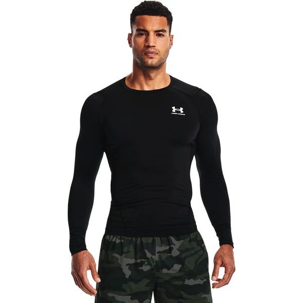UA HG Armour Comp LS-BLK