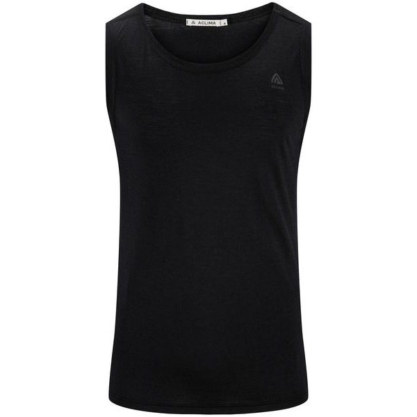 LightWool 140 singlet V2 M's Jet Black