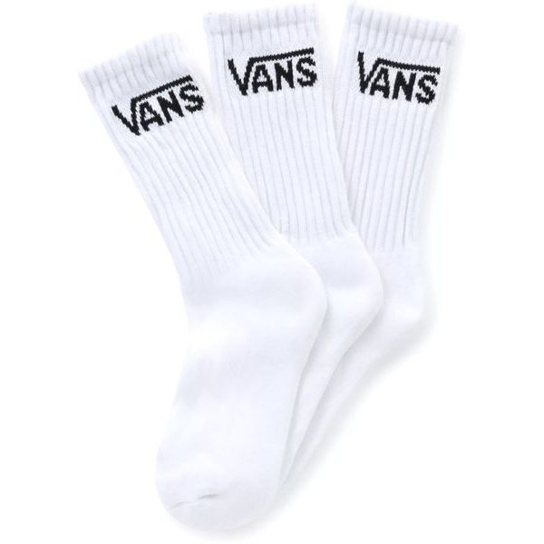 BY Classic crew youth (10-13.5, 3pk), white