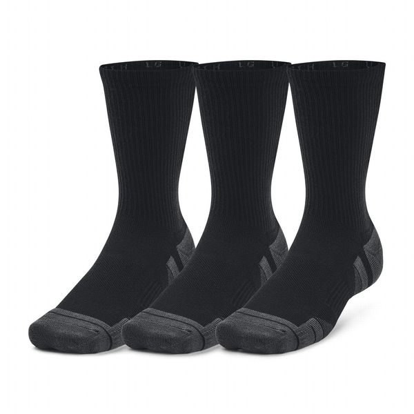 Performance Tech 3pk Crew, Black