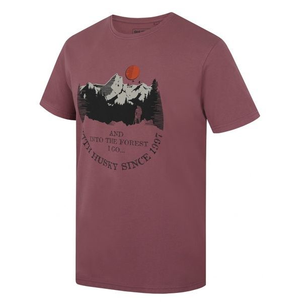 Tee Moon M dark bordo
