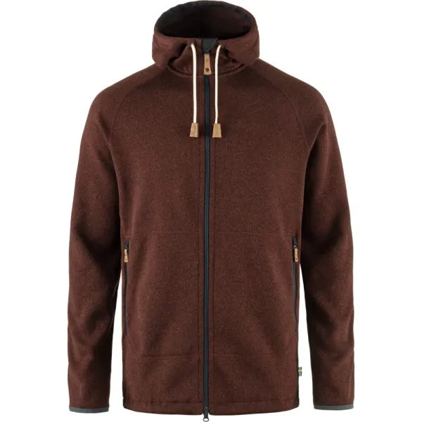 Övik Fleece Hoodie M, Autumn Leaf