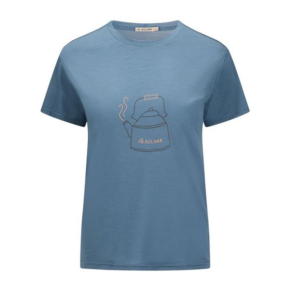 LightWool 140 Tee Kettle W's Blue Fusion