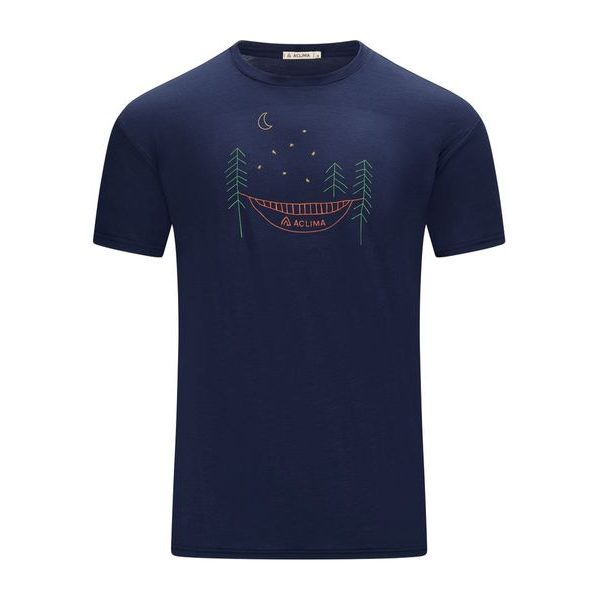 LightWool 140 Tee Forest M's Navy Blazer