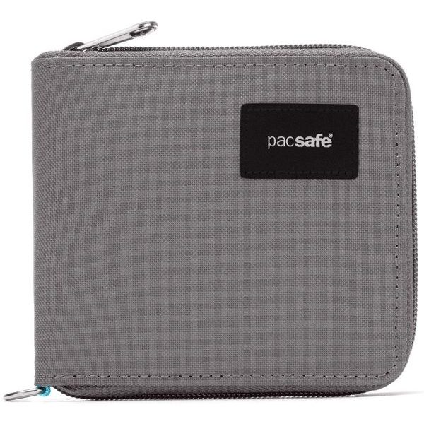 RFIDSAFE ZIP AROUND WALLET stone