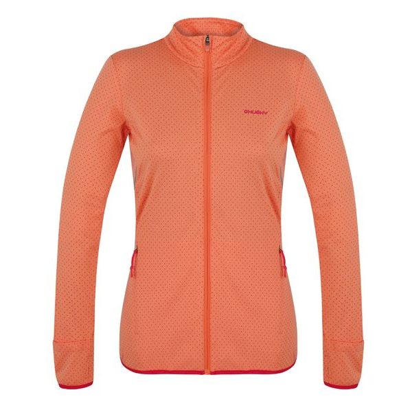 Dámská mikina na zip Astel L lt. orange