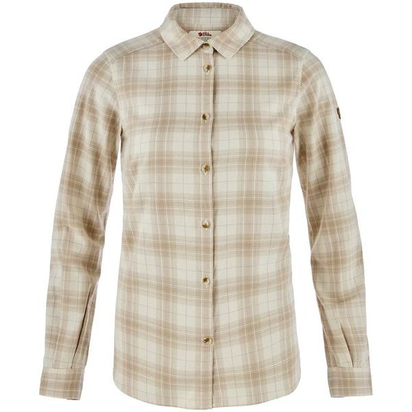 Övik Classic Flannel Shirt W Mais Yellow-Fossil