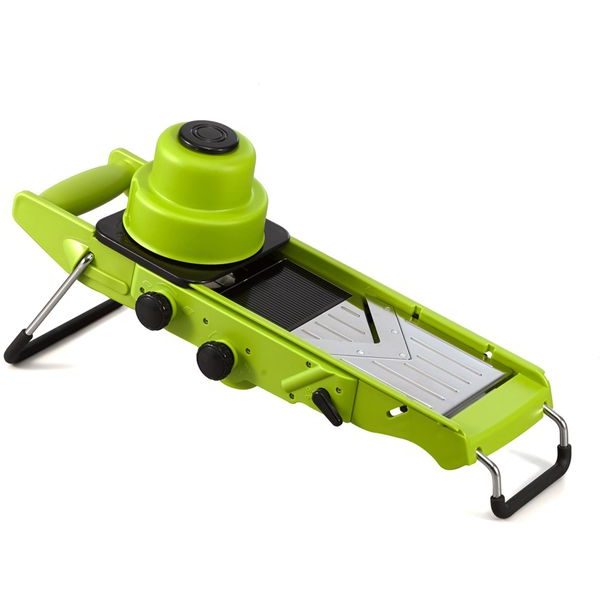 Mandoline zelený, nerez / plast