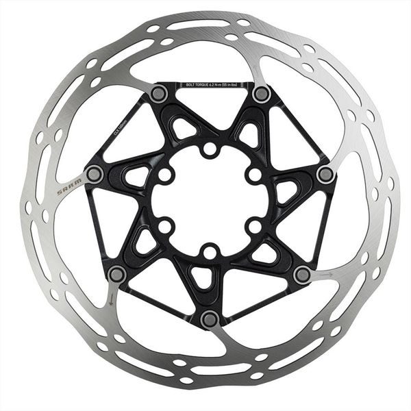ROTOR CNTRLN 2P 140MM BLACK ST ROUNDED