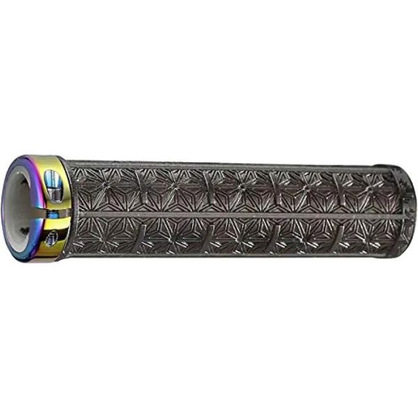 Grizips - Clear - Black Clear w/ Oil Slick Star Ringz